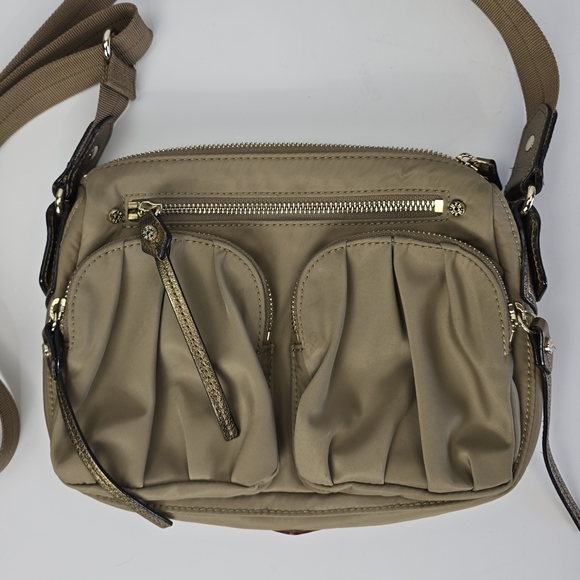 MZ WALLACE MIni Paige Crossbody Tan - Picture 2 of 14
